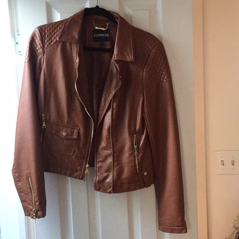 Express leather jacket size M